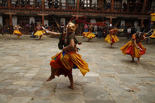 Festival masked dance